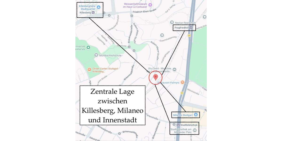 Etagenwohnung Stuttgart Nord - 4 Zimmer, 68 m&sup2;, 374.000&euro; | Angebot:25782536