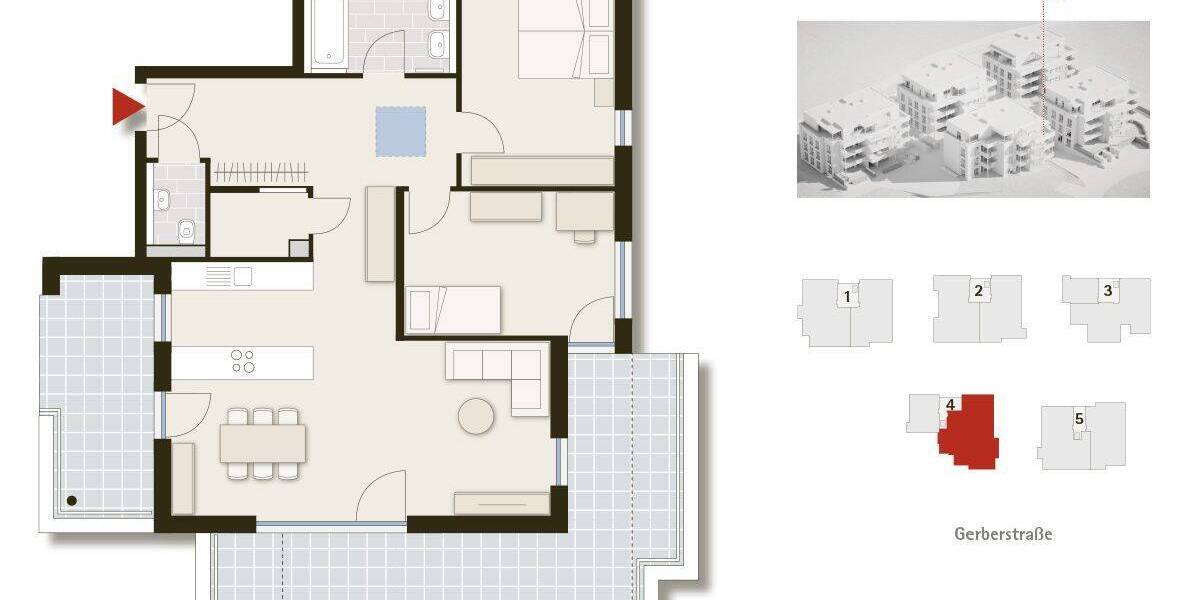 Etagenwohnung Winnenden - 3 Zimmer, 121 m&sup2;, 799.000&euro; | Angebot:25916873