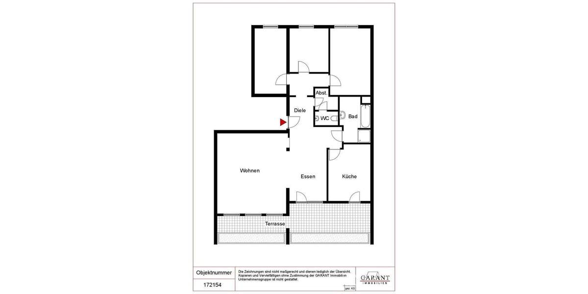 Etagenwohnung Kornwestheim - 4 Zimmer, 130 m&sup2;, 524.000&euro; | Angebot:25746478