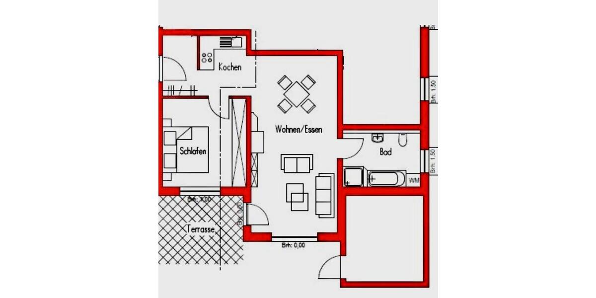 Etagenwohnung Ilsfeld Helfenberg - 2 Zimmer, 66 m&sup2;, 870&euro; | Angebot:26531352