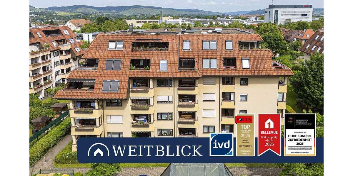 Etagenwohnung Waiblingen - 2 Zimmer, 52 m&sup2;, 199.000&euro; | Angebot:25775324
