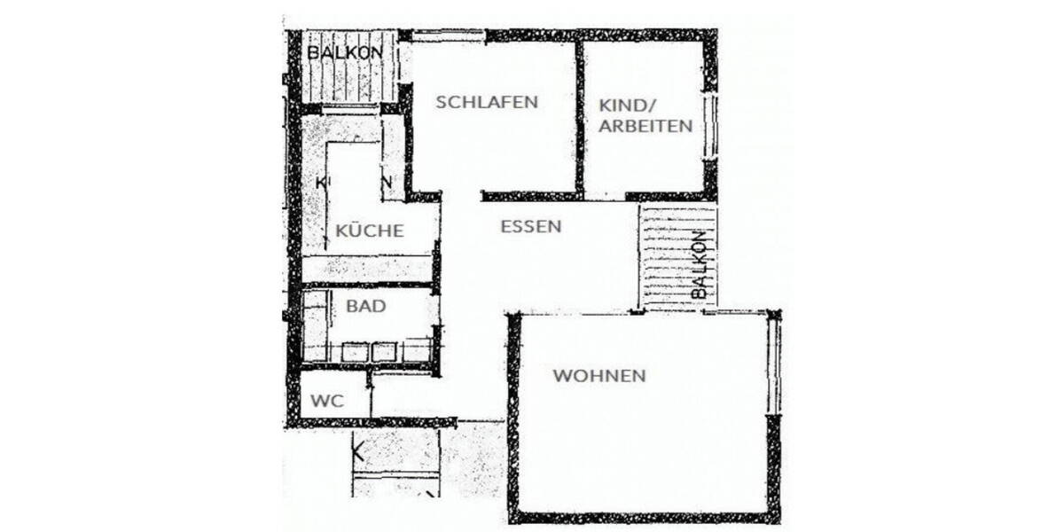 Etagenwohnung Allmersbach im Tal Allmersbach - 3 Zimmer, 81 m&sup2;, 280.000&euro; | Angebot:26054581