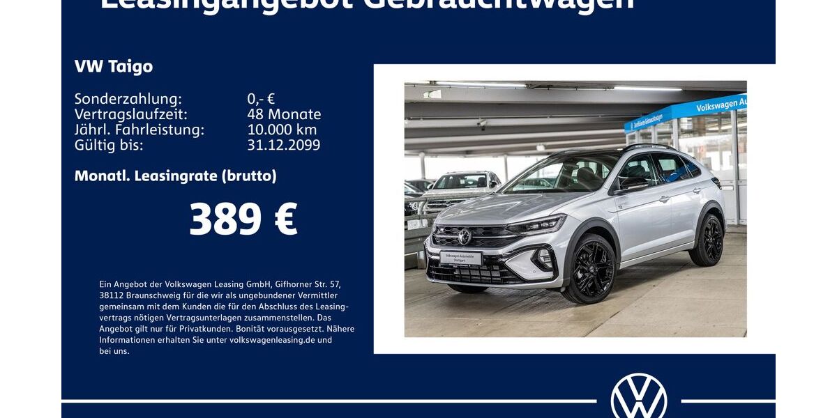 VW Taigo 1.505 km 29.330 &euro; Stuttgart-Wangen 70188