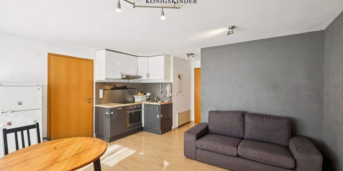 Etagenwohnung Ludwigsburg Poppenweiler - 2 Zimmer, 31 m&sup2;, 129.000&euro; | Angebot:25676089