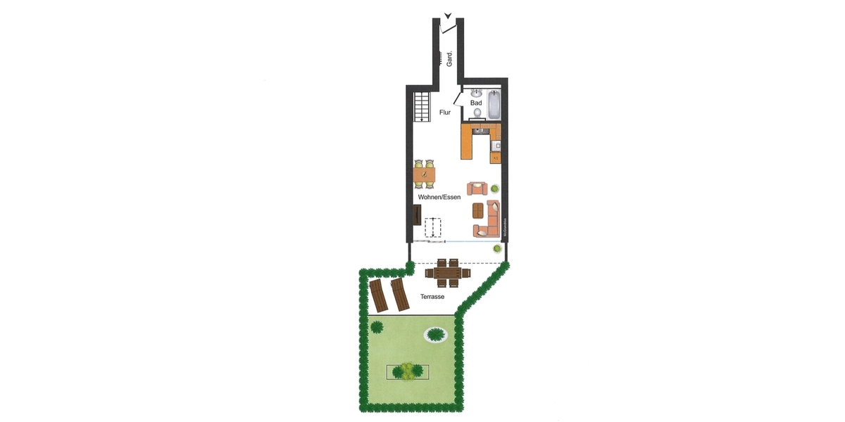 Willkommen auf der Sonnenseite des Lebens - Außergewöhnliche Maisonette in Ortsrandlage von Remseck - Maisonettenwohnung Remseck am Neckar Hochdorf, Kreis Ludwigsburg | Angebot:27303179