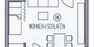 Etagenwohnung Ludwigsburg Oßweil - 1 Zimmer, 32 m&sup2;, 590&euro; | Angebot:25931251
