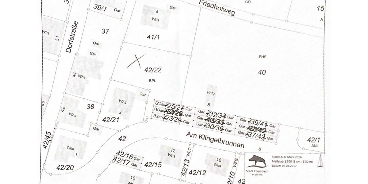 Grundstück Ebersbach an der Fils - 420.000&euro; | Angebot:24551334