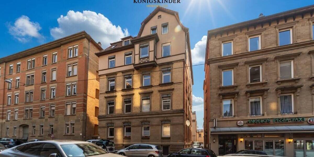Etagenwohnung Stuttgart Mitte - 3 Zimmer, 82 m&sup2;, 399.000&euro; | Angebot:25731177