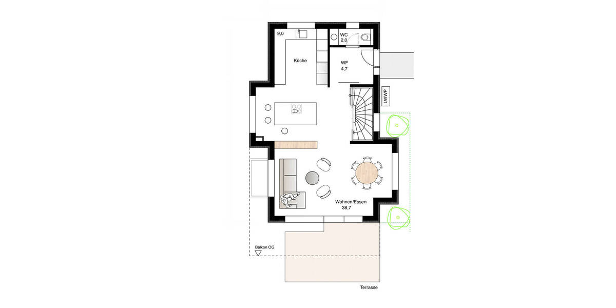 Einfamilienhaus Stuttgart / Botnang Botnang - 6 Zimmer, 168 m&sup2;, 1.259.870&euro; | Angebot:26555154