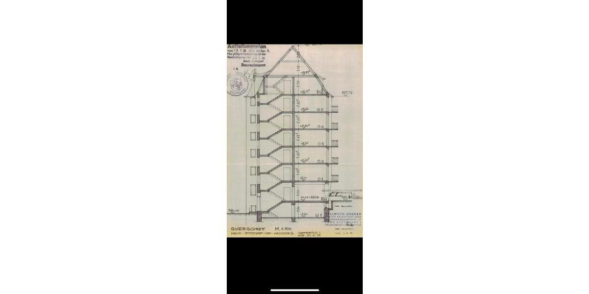 Etagenwohnung Stuttgart Stuttgart-Ost - 2 Zimmer, 52 m&sup2;, 255.000&euro; | Angebot:20358895
