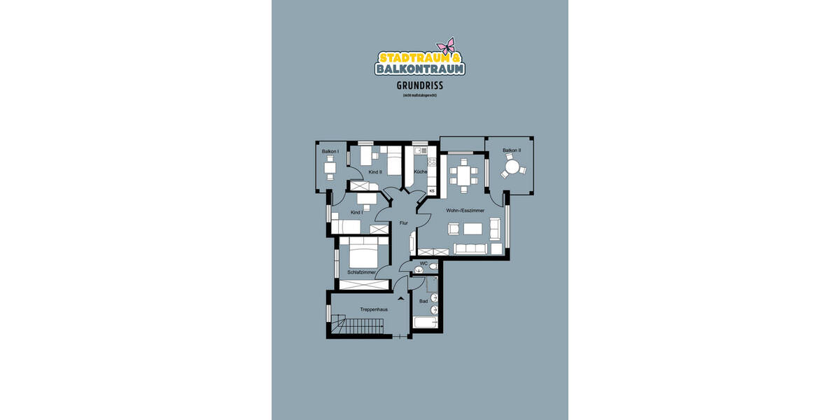 Etagenwohnung Ludwigsburg Ost - 4 Zimmer, 95 m&sup2;, 465.000&euro; | Angebot:26093751
