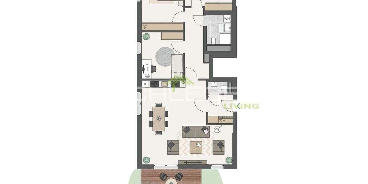 Etagenwohnung Murrhardt - 4 Zimmer, 117 m&sup2;, 596.600&euro; | Angebot:25732252